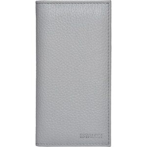 Leather Standard Register Checkbook Case Steel